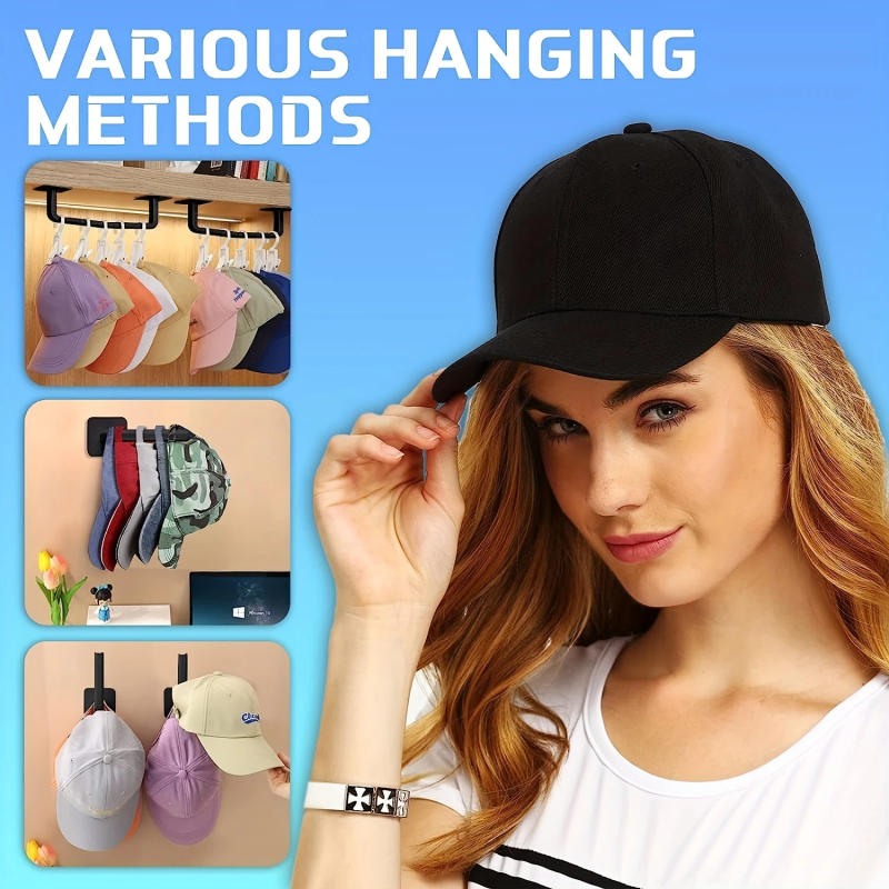 Description Picture 3 of item1pc Space-Saving Hat and Key Hook with Self-Adhesive Backing - Ideal for Entryways, Bathrooms, and Bedrooms - Effortlessly Organ