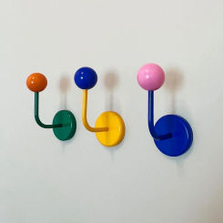 Iron Magnetic Sticky Hook Heavy Duty Magnet Hook Magnetic Hook For Fridge Cabin Campervan Hanging Classroom Whiteboard