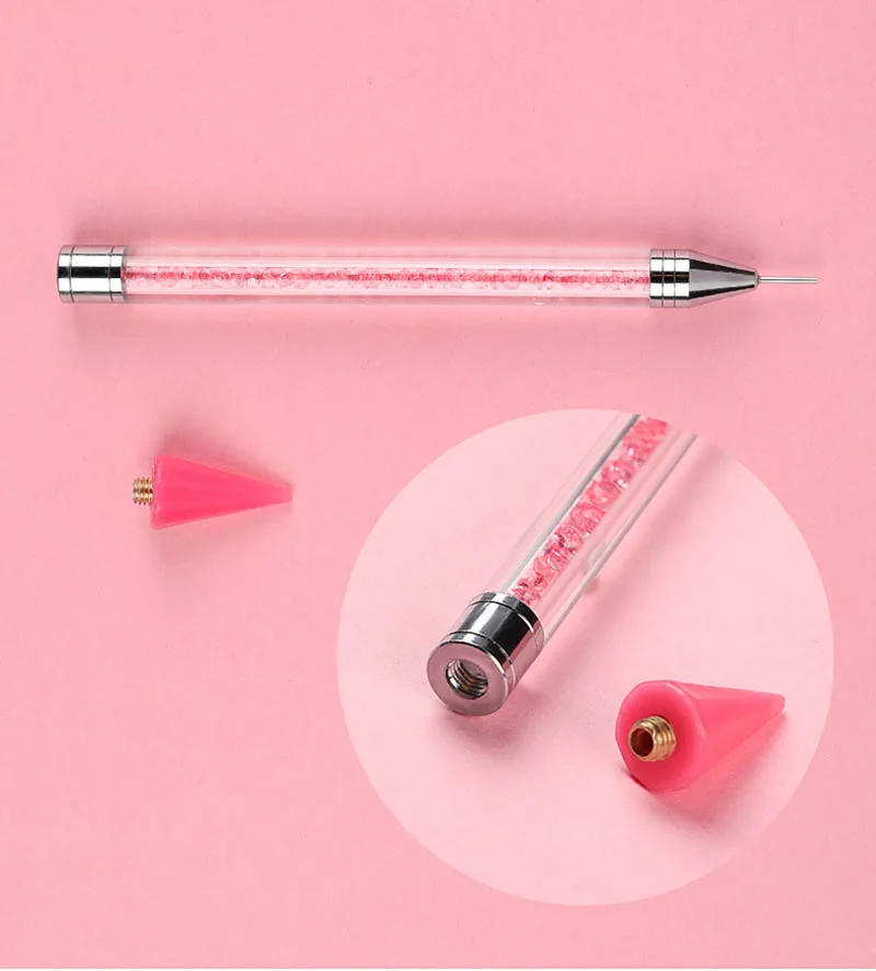 Description Picture 3 of item8PCS Rhinestone Wax Pen Head for Nail Art Gem Picker Tool Replacement Tip for Rhinestone Picker Wax Pencil For Nail Tools