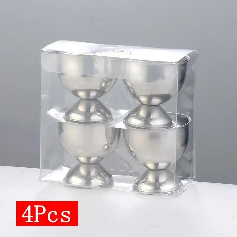 Description Picture 4 of item4pcs Stainless Steel Boiled Egg Cups Stand Rack Eggs Holder Kitchen Breakfast Cooking Tool Holder Cooking Tool Kitchen Gadgets