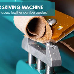 Leather Craft Edge Skiving Machine Thinning Machine Leather Repairing Splitter Skiver Peeler Aluminum Sewing Tools