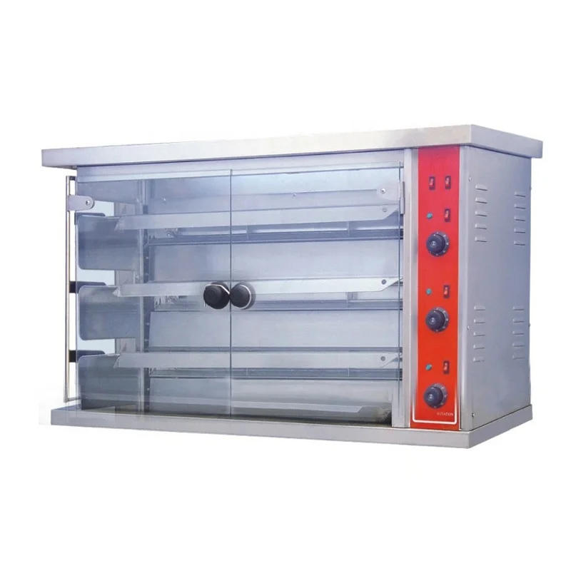 Description Picture 2 of itemCommercial Electric Chicken Rotisseries Chicken Roaster Grill for Sale Rotisserie Chicken Oven