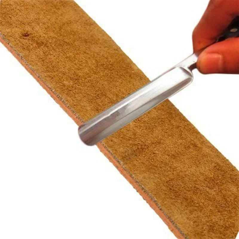 Description Picture 3 of itemGenuine Leather Sharpening Strap Barber Straight Razor Shave Sharpening Sharpener Folding Knife Knives Polishing Sharpening Belt