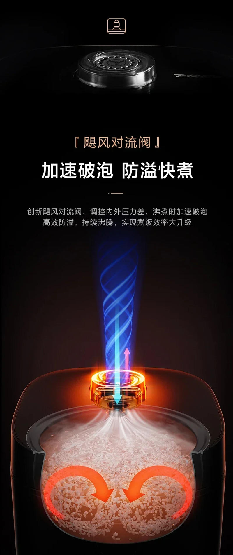 Description Picture 5 of itemMidea Rice Cooker Household 4L Smart Large-capacity Multi-function Rice Cake Steam Fast Rice Cooker 220V Electric Cooker