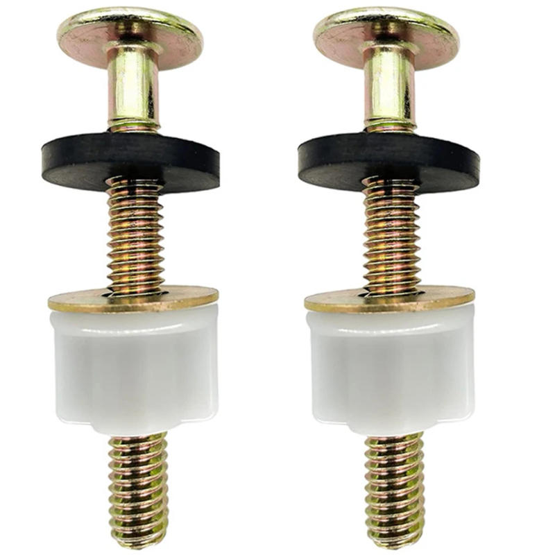 Description Picture 4 of item2/8pcs Toilet Seat Bolt Screw Set Heavy Duty Hinge Bolts And Nuts Replacement Bathroom Toilet Accessories Water Tank Bolts Tools