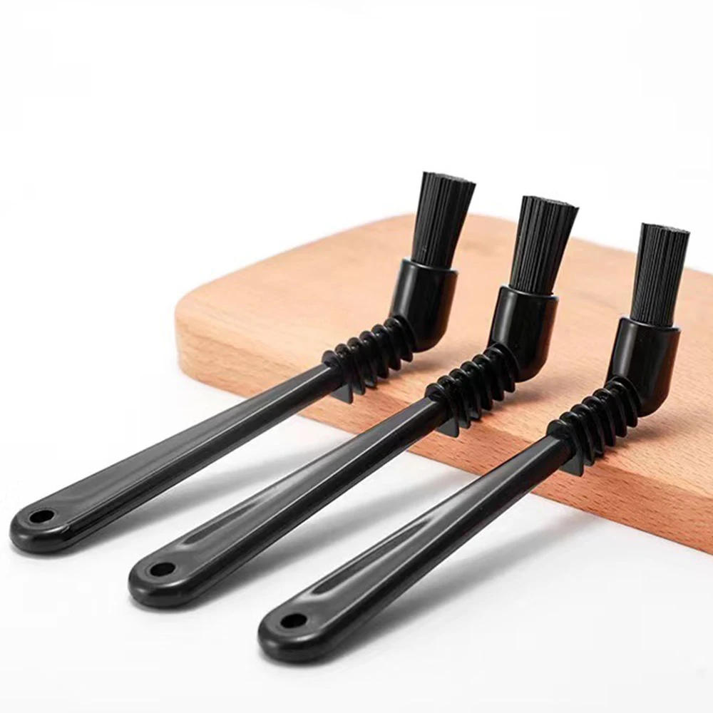 Description Picture 5 of itemCoffee Machine Cleaning Brush Soft Hair Plastic Brush Grinder Cleaning Brush Bar Double Head Brewing Head Cleaning Brush