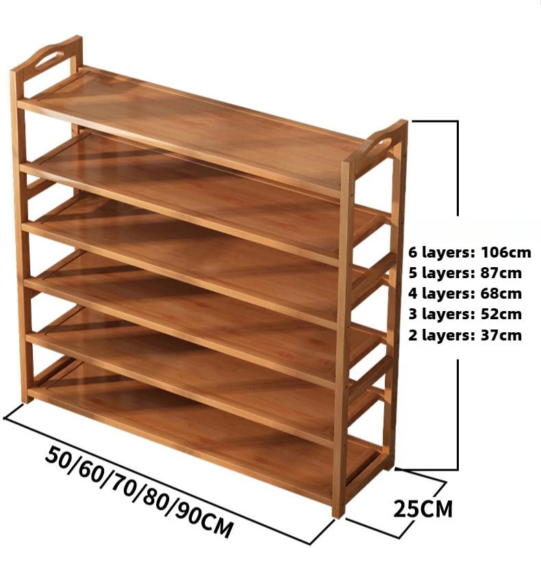Description Picture 3 of itemNew 3/4/5 Floors Shoe Rack Home Living Room Cabinet Shoe Organizer Shelf Storage Save Space Dustproof Simple Shoes Organization
