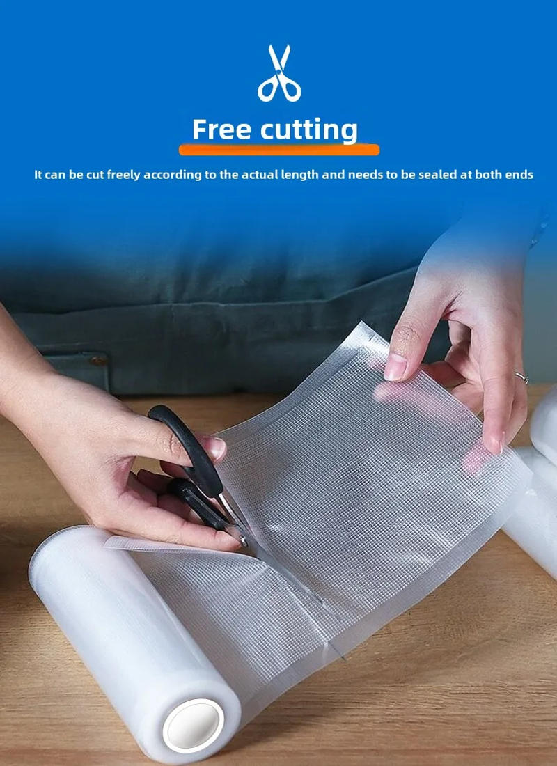 Description Picture 5 of itemVacuum Bags for Food Kitchen Vacuum Sealer Food Fresh Long Storage Saver Bags Keeping Food for Vacuum Packer Length Is 5m