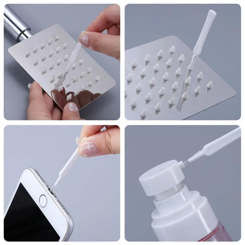 Description Picture 6 of item10PCs/Set Shower Head Cleaning Brush Anti-clogging Brush Cleaning Brush for Clean Bathroom Supplies Keyboards Brush