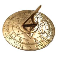 Brass Sun Dial Timer for garden Bronze sundials for home and Garden