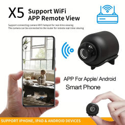 X5 Mini Camera Wireless 1080P Surveillance Security Video Cam Night Vision Motion Detect Camcorder Mini Cam Monitor Smart Home