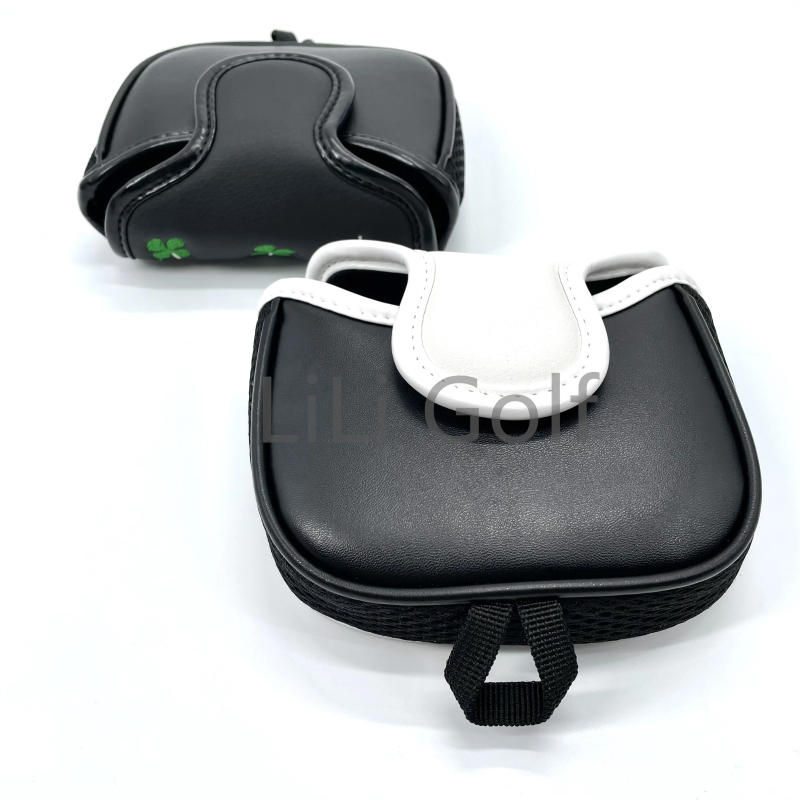 Description Picture 5 of itemgolf Lucky Shamrock Heel Shaft Mallet Cover Square Mallet Putter Cover Headcover Magnetic for Scotty Cameron Taylormade PING