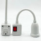 Square 25cm US plug