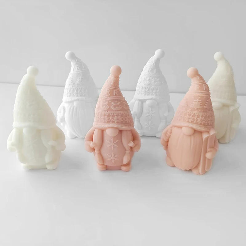 Description Picture 2 of item3D Ski Dwarf Candles Silicone Molds Handmade Soap DIY Scented Candle Plaster Resin Ornament Mould Home Decor Crafts