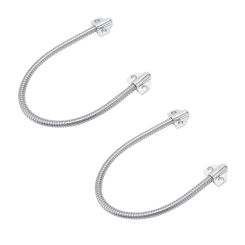 2Pcs Door Loop Cable Wire Cable Protector Power Transfer Door Loop For Exposed Mortise Mounting Protect Wire Cable