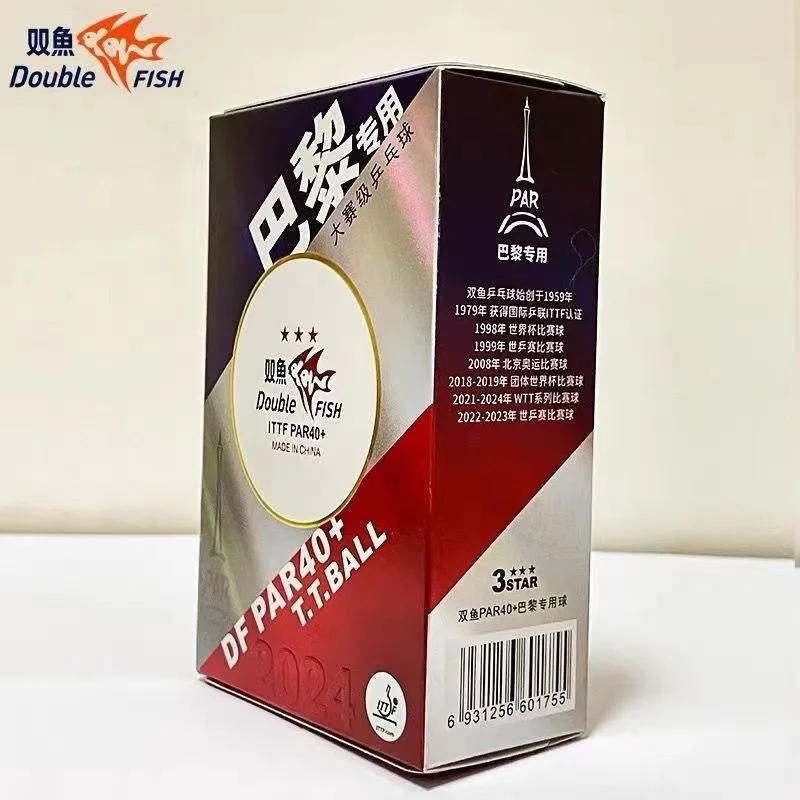 Description Picture 5 of itemOriginal Double Fish DF PAR40+ Ping Pong Balls 3 Stars Professional Table Tennis Balls ABS New Material for Paris match balls