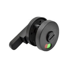 Bathroom Plastic Partition Public Toilet Black Vacant Engaged Lock Indicator Door Locks Padlock Outdoor Hardware