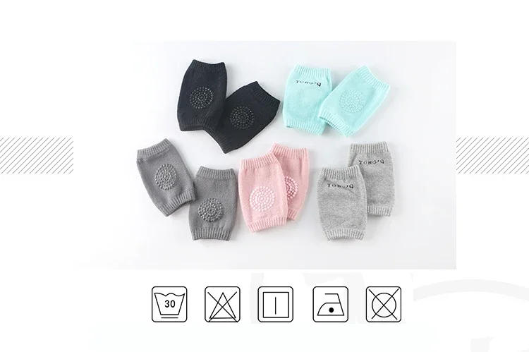 Description Picture 4 of itemKids Safety Crawling Elbow Cushion Infant Toddlers Baby Leg Warmers Knee Support Protector Baby Kneecap Baby Knee Pad Socks