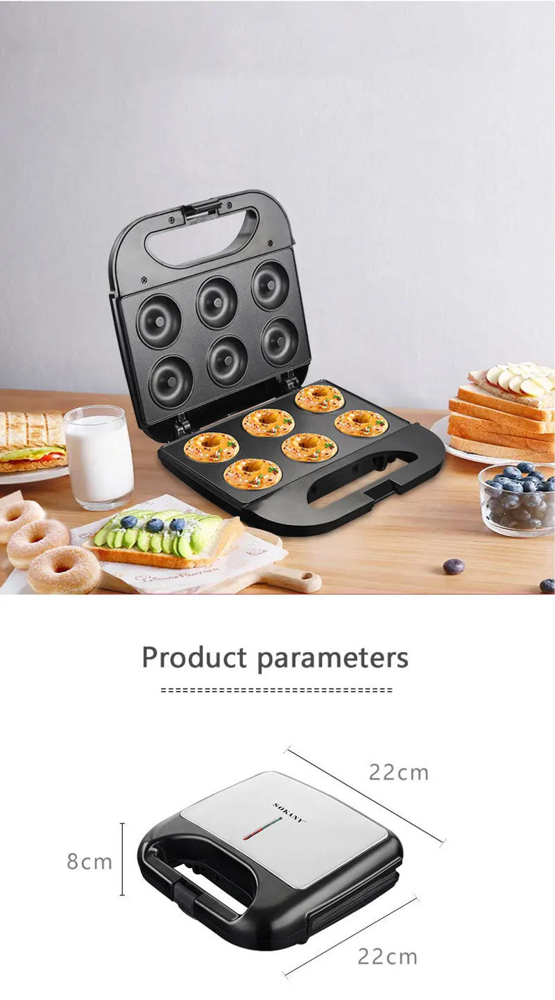 Description Picture 3 of itemSOKANY131 Donut Machine Home Fully Automatic Electric Cake Bell Mini Baking Children's