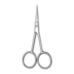 1Pcs Beard Clipper Stainless Steel Eyebrow Nose Hair Scissors Tool Grooming Christmas Gift