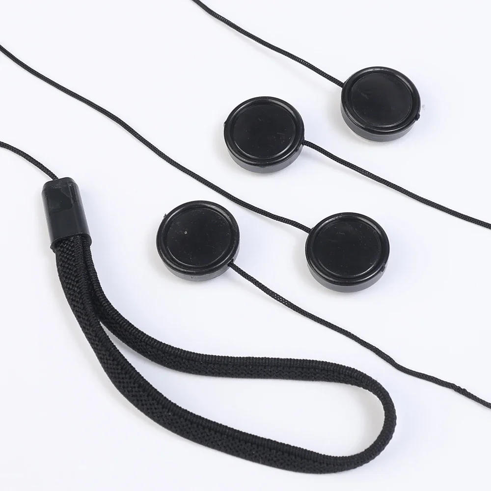 Description Picture 4 of item5/10/20PCS Lens Cover Holder Keeper Straps Universal DSLR Digital Camera Len Cap Anti Loss Protective Rope Accessories