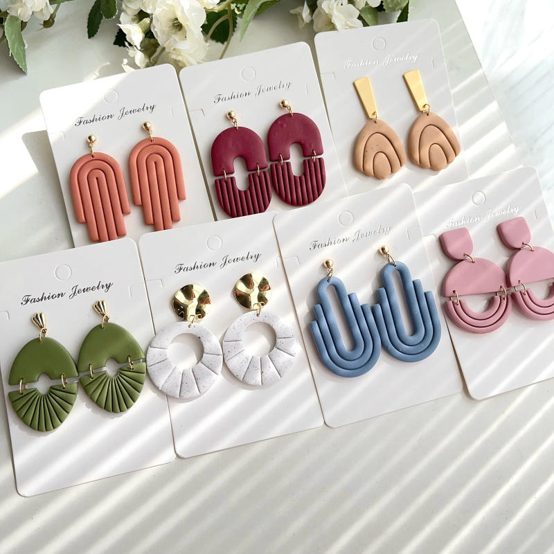 Description Picture 4 of itemSimplism Line Pattern Geometric Shape Polymer Clay Cutters Cutting Molds For DIY Earrings Jewelry Decoration Making Hand Tools