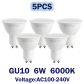 5pcs 120d 6000K