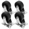 4 Pcs Caster Wheels Earth Casters Floor Small Room Part Flat Furniture 530X500X350CM Home Office Indoor Chair Replacing