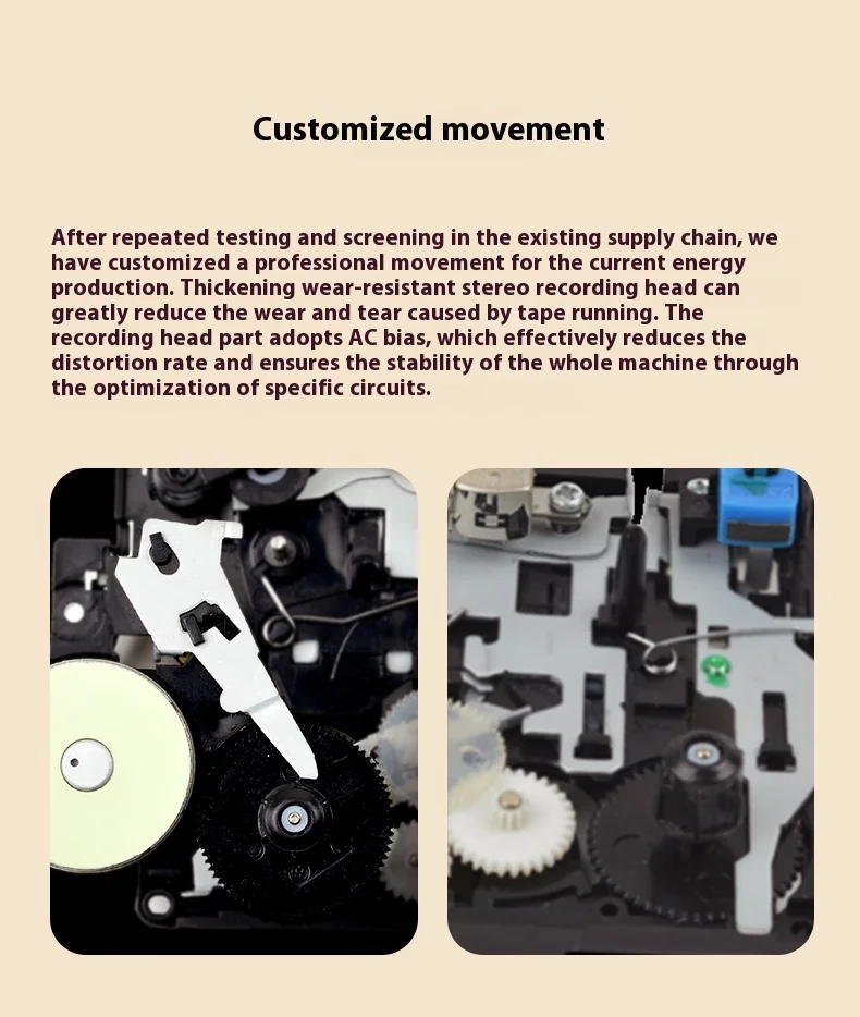 Description Picture 5 of itemPanda W10 Retro Bluetooth Portable Cassette Player Tape Recorder Music Player Portable Walkman Audio Multiple Power Supply