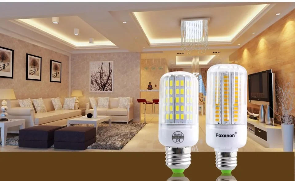 Description Picture 5 of itemE27 LED Corn Light Bulb Home Use 220V Replaceable Compact Fluorescent Lamp Home Spotlight for Indoor Decoration