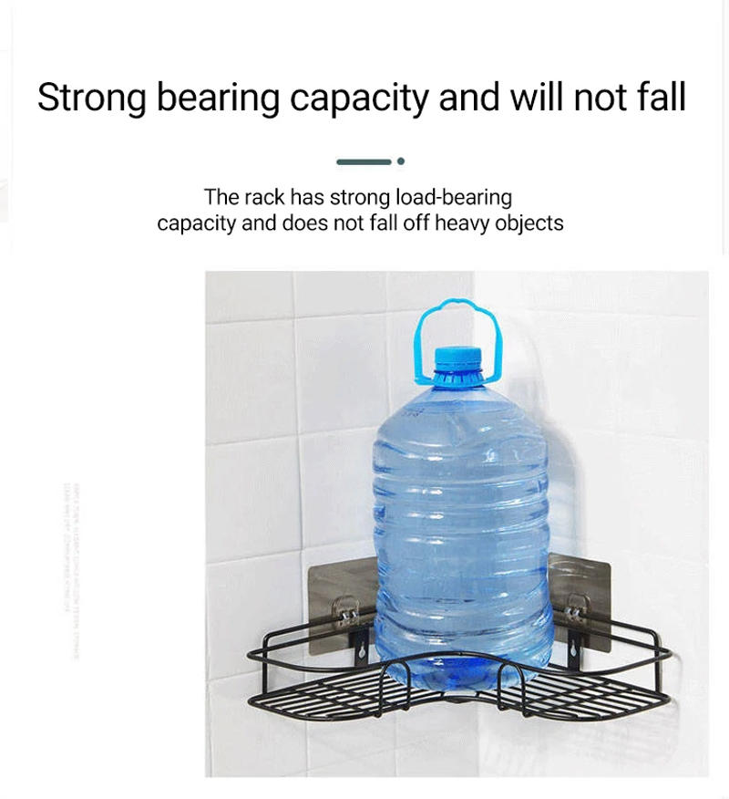 Description Picture 6 of itemBathroom Shelves No-drill Corner Shelf Shower Storage Rack Holder Shampoo Tray Stand Toilet Organizer Bathroom