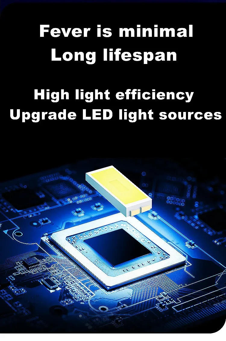 Description Picture 2 of item1000W Portable Solar Charging Floodlight LED Portable Camping Light Integrated Charging Outdoor waterproof Emergency Lighting