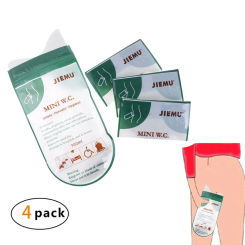 4Pcs 700ml Emergency Portable Car Urine Bag Vomit Bags Mini Mobile Toilets Handy Unisex Disposable Urinal Toilet Bag