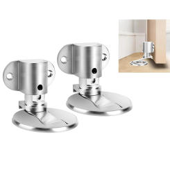 Household Alloy Invisible Suction No Punch Adjustable Strong Magnetic Suction Anti-collision Button Silent Door Suction Home