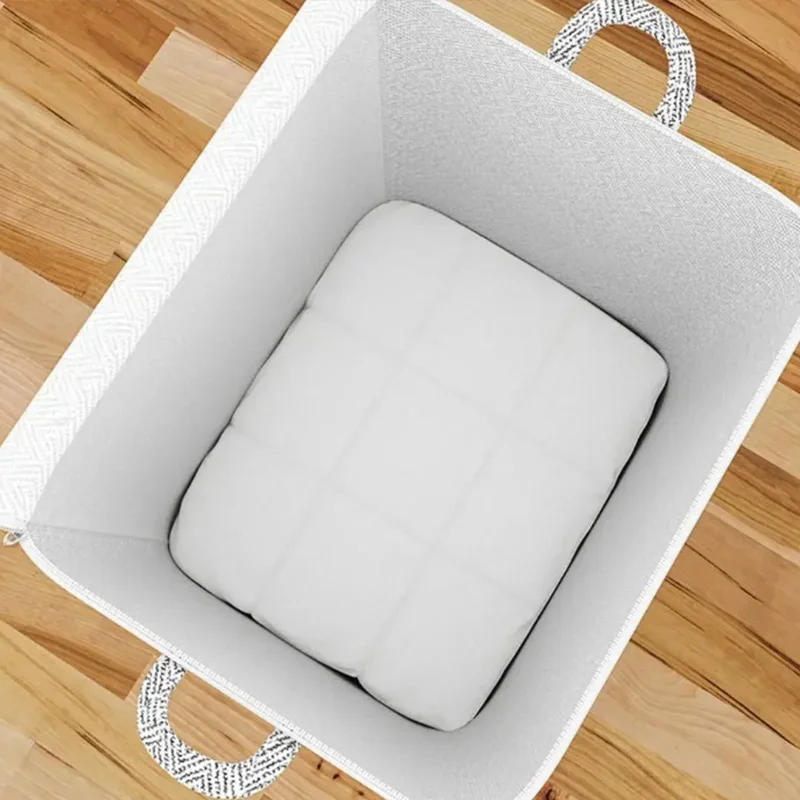 Description Picture 5 of itemQuilt Storage Bag Large Capacity Duvet Blanket Foldable Sorting Bags Waterproof Dustproof Clothes Organizer Household Moving Bag