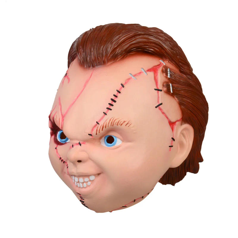 Description Picture 4 of itemHalloween Mask Big Chucky Doll Latex Full Face Helmet Masquerade Scary Cosplay Party Headwear for Men Women Costum Props