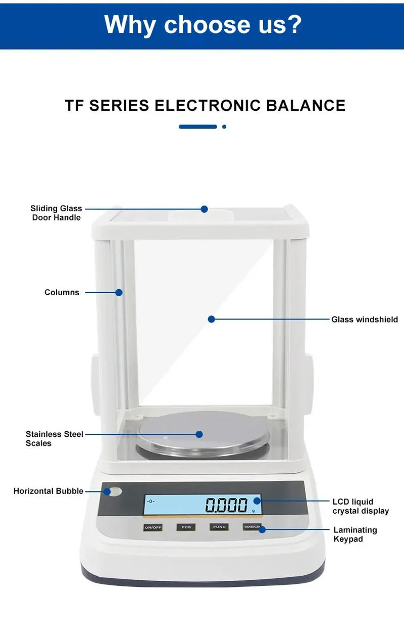 Description Picture 5 of item0.001g 500g Analytical Lab Balance Digital Scale Precision Weighing Scales Multi-Functional for Laboratories Research
