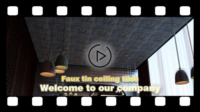 Description Picture 2 of item10pcs Artistic 3D Ceiling Tiles Wall Penels Emboss Interior Decorative Board for Cafe Club PL31 Traditional copper PAINTSDECOR