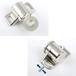 Reliable Magnet Cabinet Door Stopper Catch with Complete Screw Set Silver/Gold/Green Bronze/Red Bronze/Grey Bronze