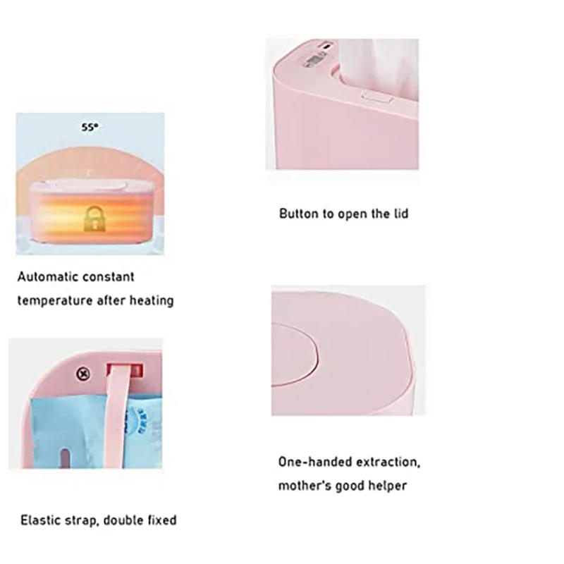 Description Picture 6 of itemSmart Baby Wipe Warmer Wipes Dispenser Heater Temperature Adjustable Wet Towel Napkin Heating Box Home/car Use Wipe Warmer Case