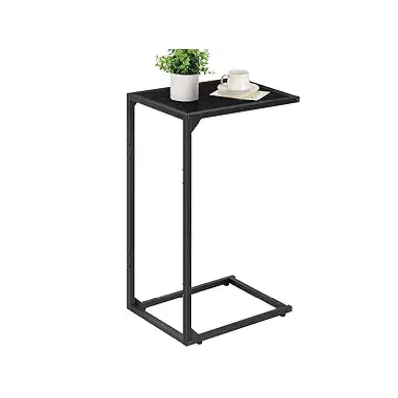 Description Picture 2 of itemSide Table/C Shaped End Table for Couch & Bed, TV Tray for Eating on Couch, Small End Tables for Small Spaces, Easy Assembly