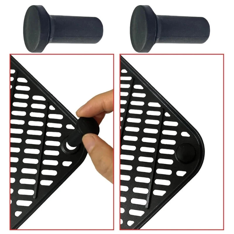 Description Picture 6 of itemHigh Temperature Silicone Legs for Air Fryers and Oven Easy To Install and Remove Support Feet Kitchen Appliance Parts X7XA