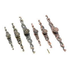 Antique Bronze Kitchen Cabinet Drawer Knobs And Handles Wooden Box Jewelry Home Decor Dresser Cupboard Wardrobe Furniture Pulls