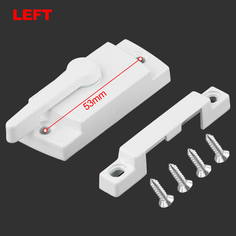 Description Picture 4 of item1pcs Zinc Alloy Sash Lock Sliding Casement Sash Vertical Slider Fitch Catch Lock White Hoem Door Window Hardware