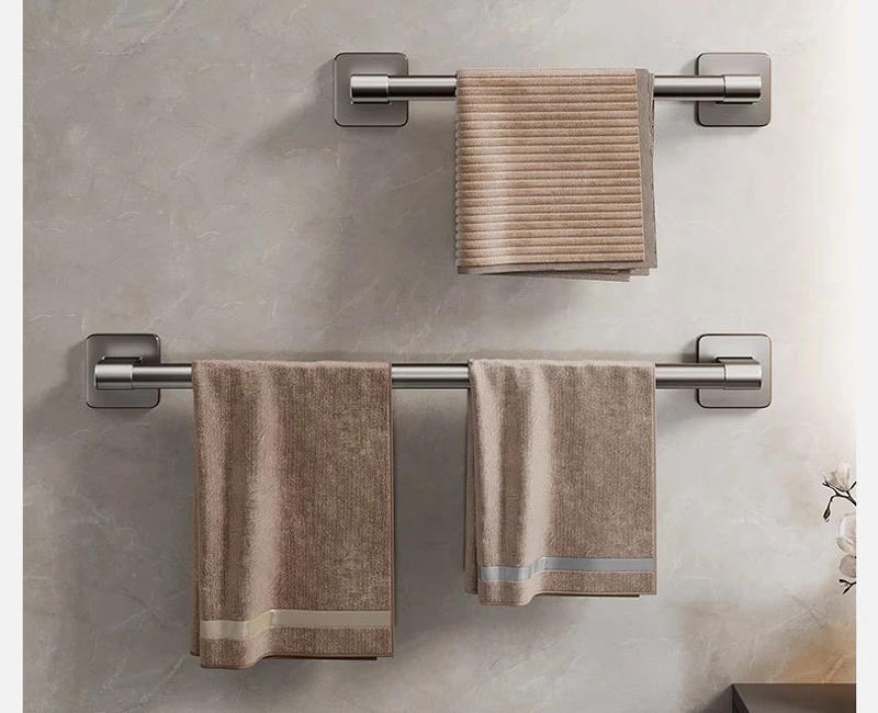 Description Picture 6 of itemTowel Holder Space Aluminum Shower Room Towel Hanger Multifunctional Storage Organizer For Bathroom Accessories