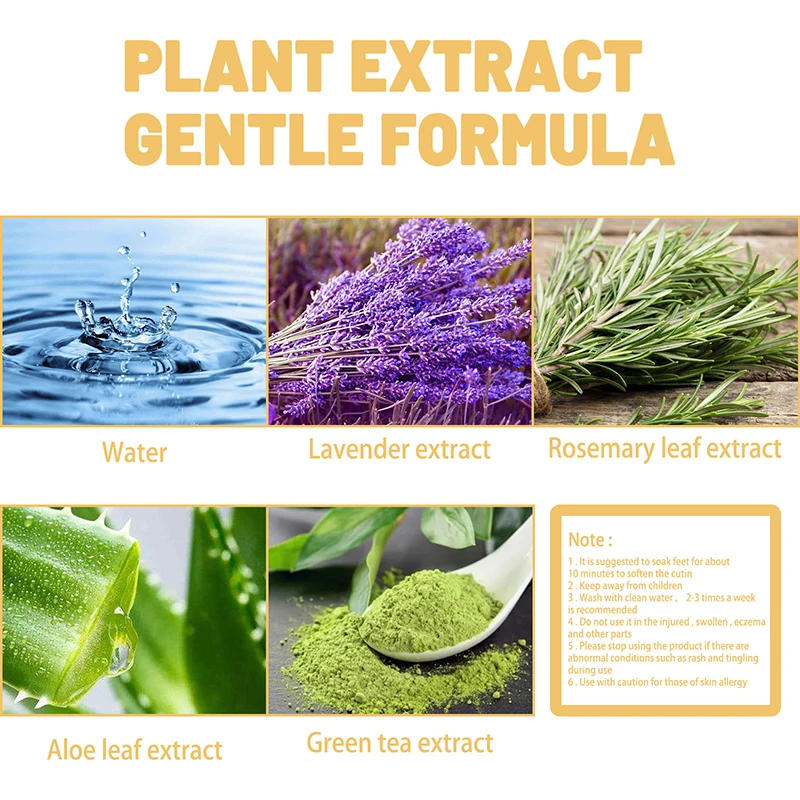 Description Picture 3 of itemFoot Exfoliating Spray 72H Moisture Lock Callus Softener Anti Dry Crack Repair Odor Control Brightening Foot Care Liquid New Hot