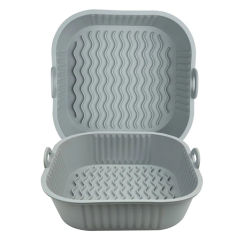 Silicone Pot Liners Silicone Air Fryer Basket Siliocne Air Fryer Bowls Non N0PF