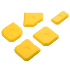 5PCS Glass Glue Scraper Silicone Sealant Tool Spreader Finish Kit Caulk Tile Grout Applicator Home Cleaning Hand Spatula Tool