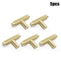 50mm Kitchen Cabinet Door Drawer Cupboard Knurled T Bar Knob Pulls Aluminum Alloy Black /gold  Furniture Hardware