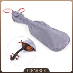 Grey Color Stain Fabric Velvet Bag Blanket For 4/4 3/4 Violin  Protecting  Accessories Musical Instrument